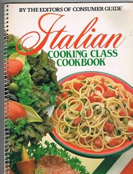 Hardcover Italian Cooking Class Cookbook Book