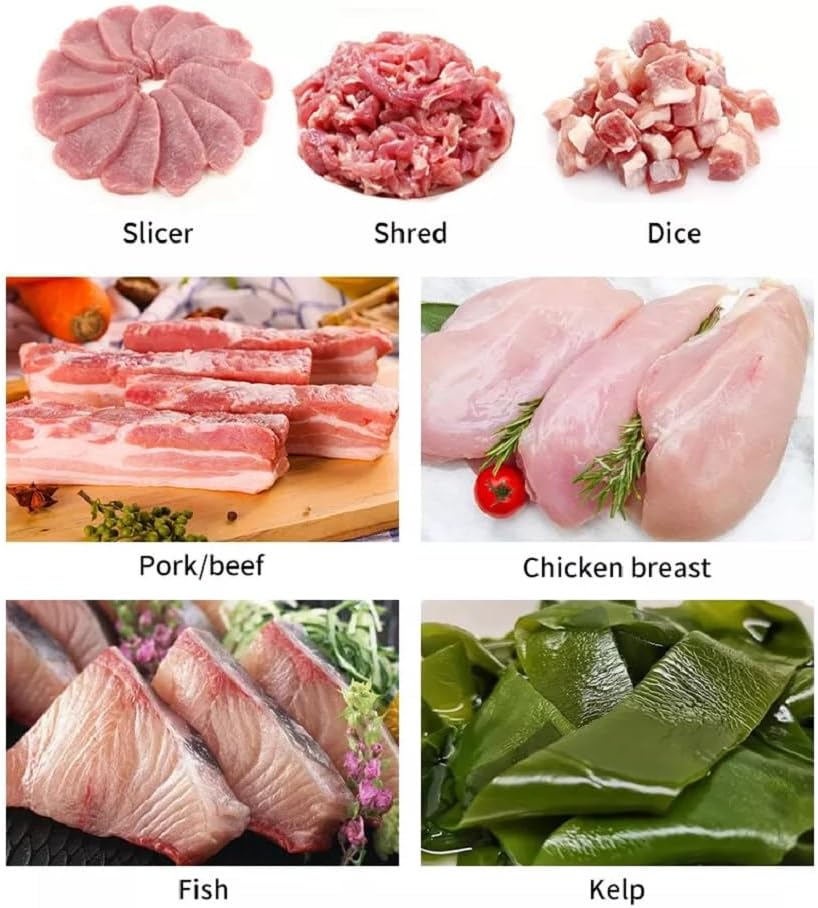 Automatic Fresh Meat Chicken Breast Cutting Machine Meat Slicer Dicing Machine