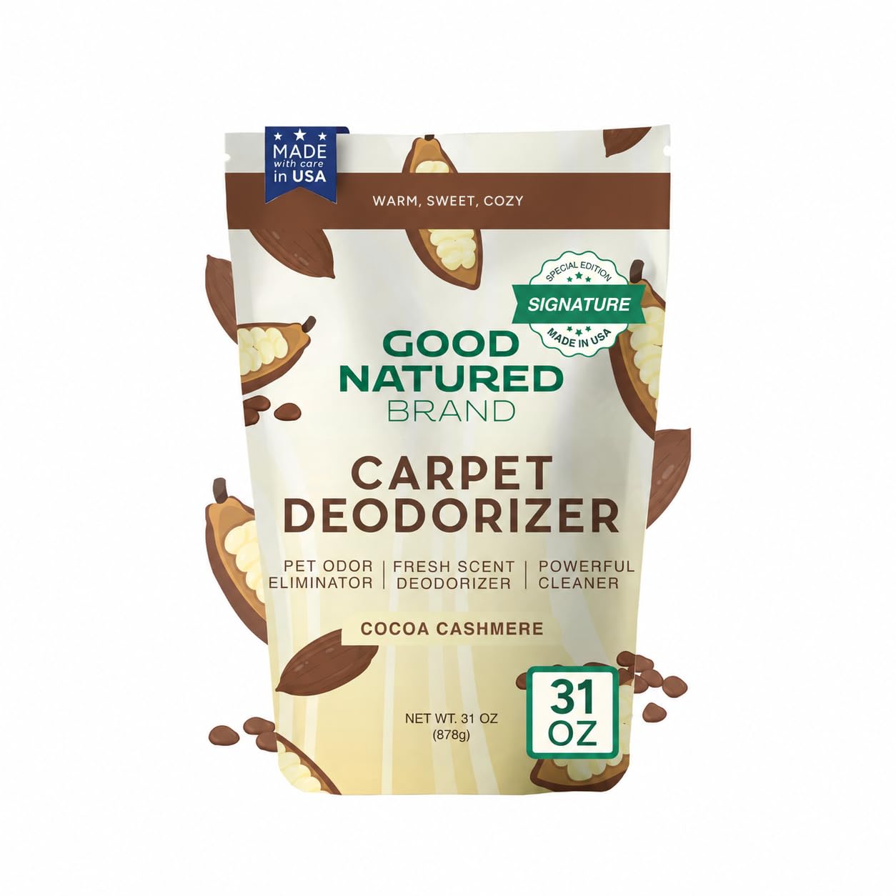 Good Natured Brand Carpet Deodorizer &amp; Air Freshener Powder, 31oz