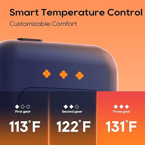 Miniatura 3 de Calentadores de manos eléctricos recargables, paquete de 2, calentador de manos recargable de 6400 mAh, calentador de manos portátil de 16 horas