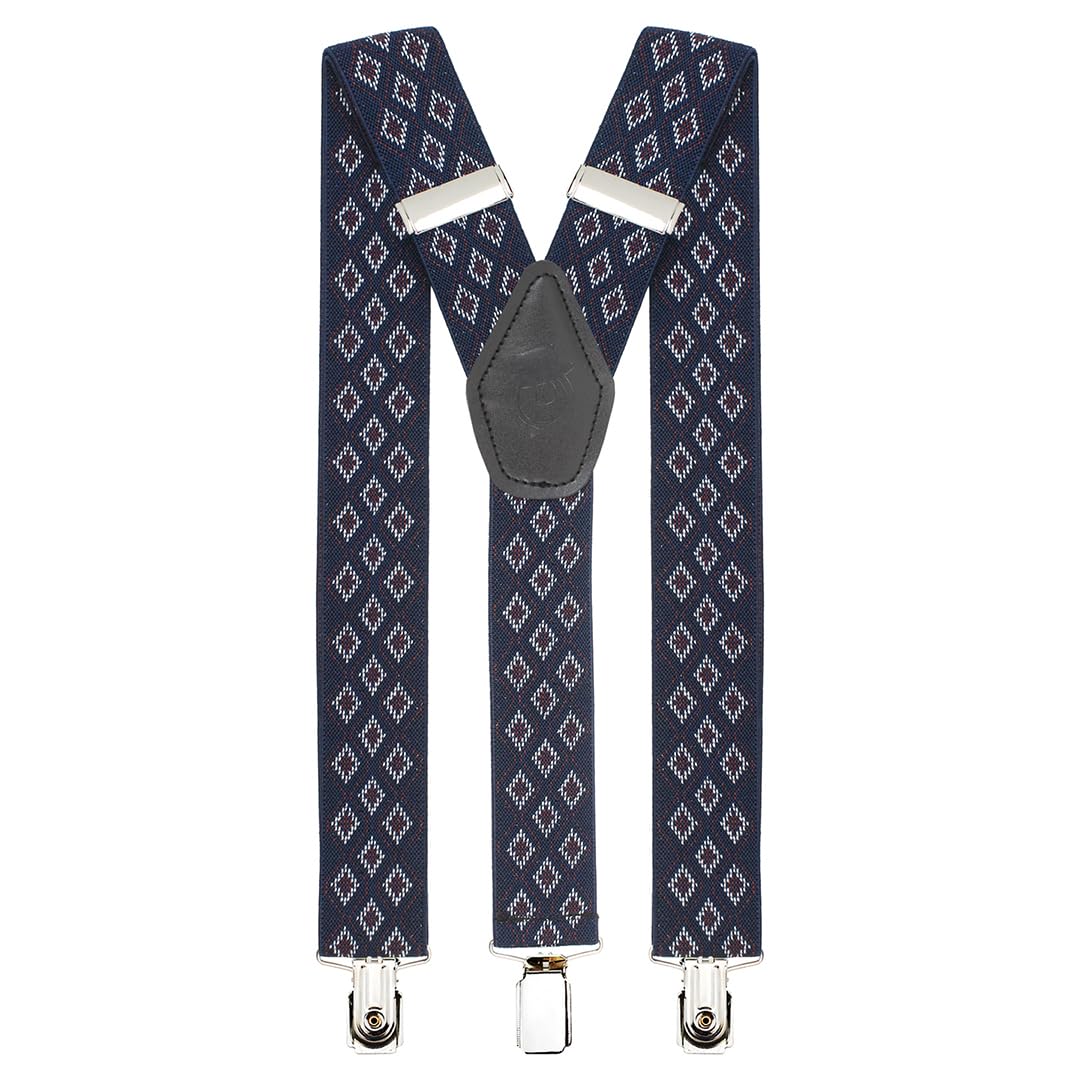 Voguish blue color suspender for men and women |FreeSize - 3.5cm width and 110cm length