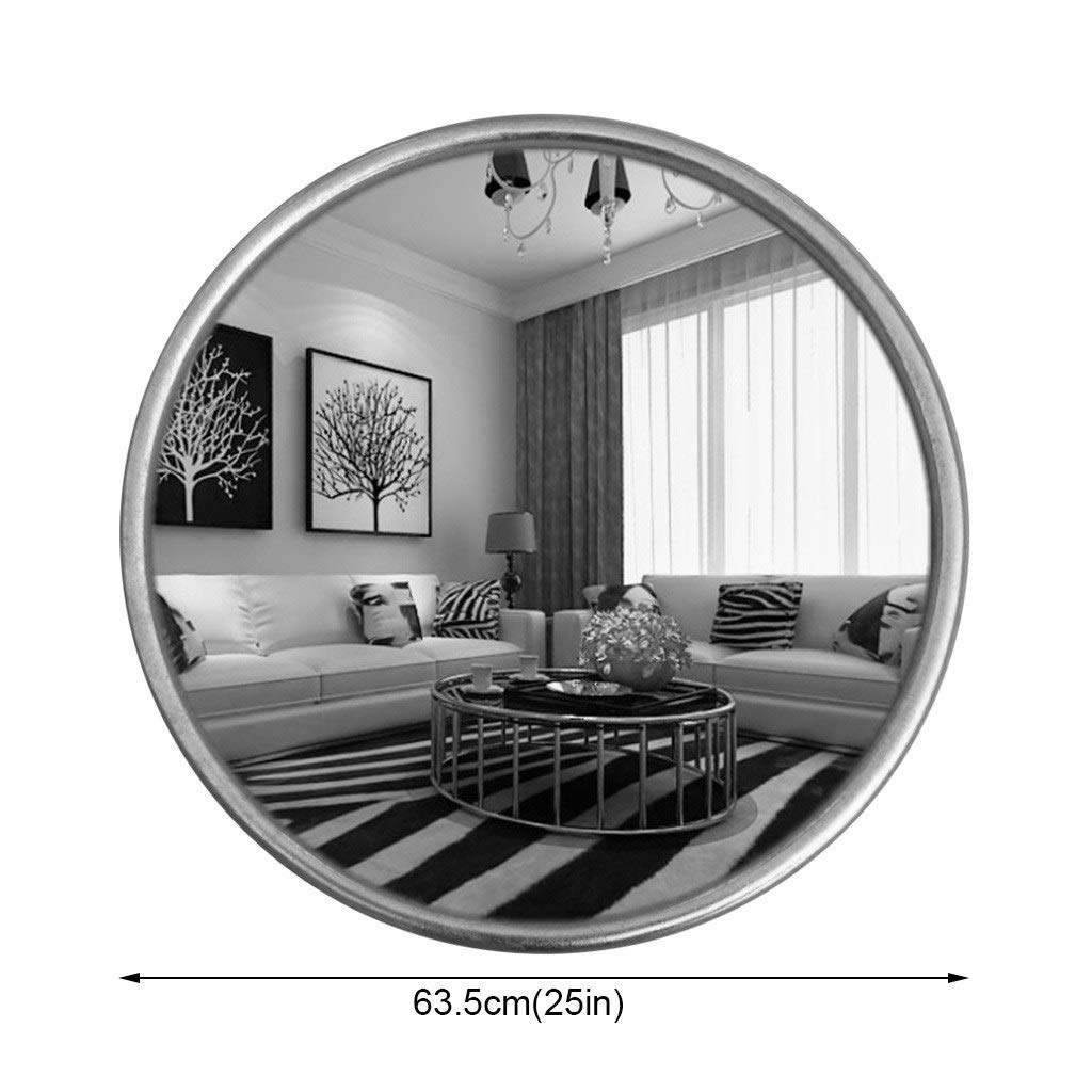 Specchio Espejo de baño de pared para dormitorio, respetuoso con El Medio Ambiente, Simple y lujoso, Ideal para Sala de estar y oficina (Dorado).