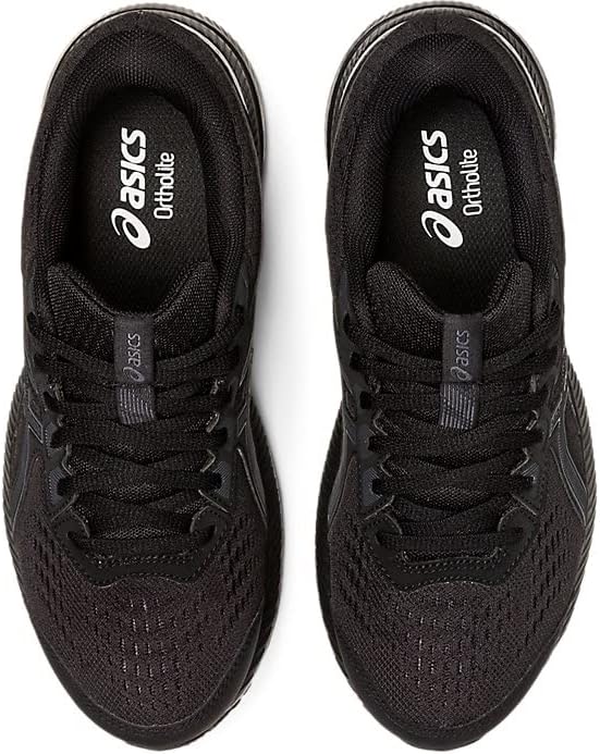 ASICS Women's Gel-Contend 8 Running Shoes, 7.5, Black/Carrier Grey