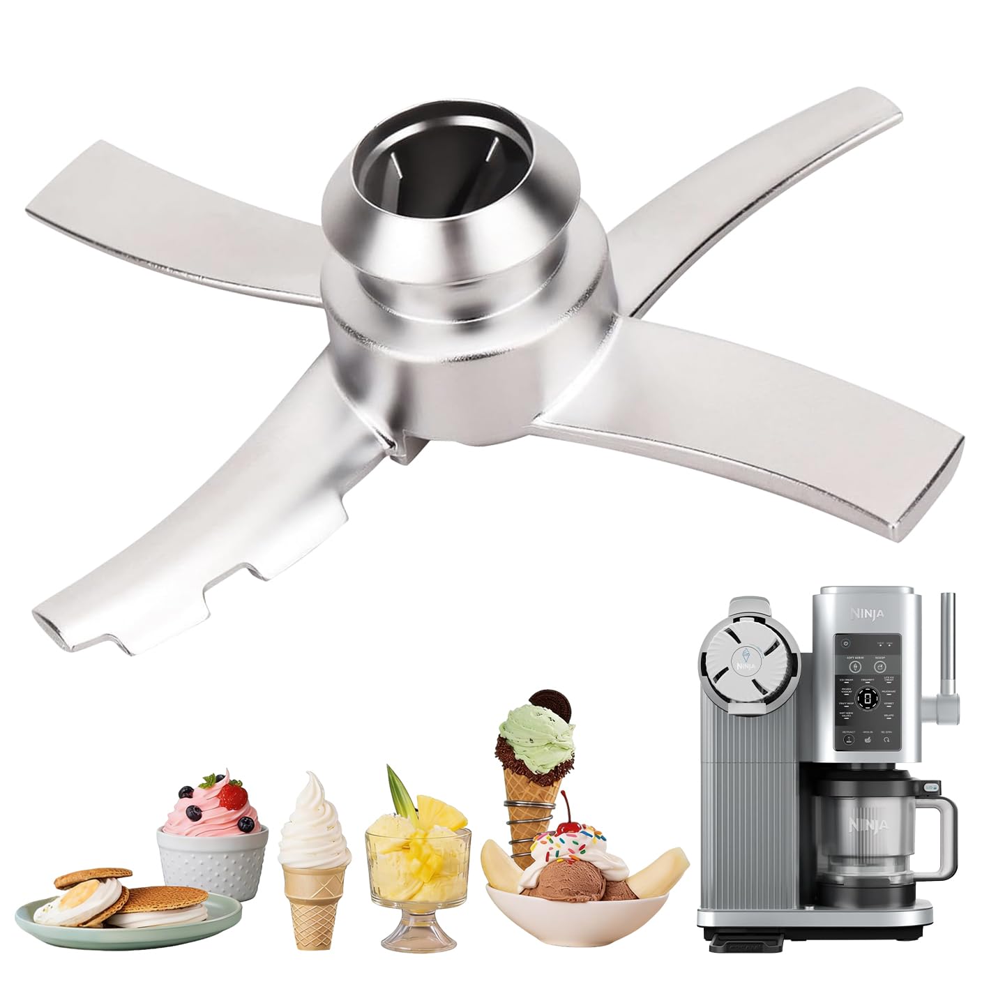 【新品未使用】Na.e Smooth Reversible All-in-one Ninja released a new 'Swirl' soft serve ice cream machine and it's