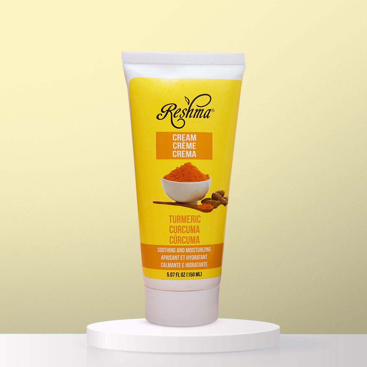 Reshma Beauty Turmeric Cream | Face & Body Cream for Normal to Dry Skin | Hydrating and Illuminating |Dye Free, Body Butter (Pack of 6)