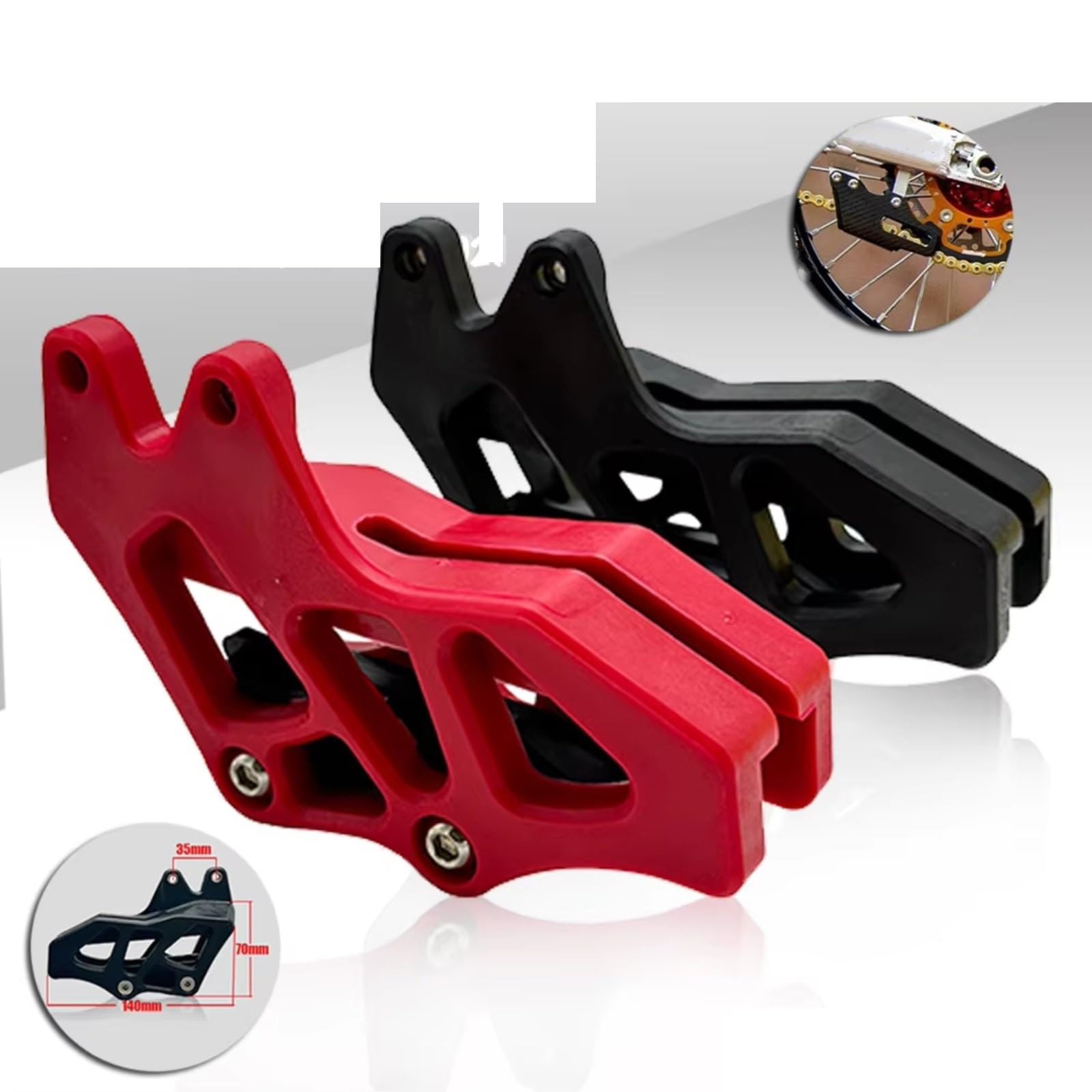Catena Guida Guard Compatibile Con Per CRF150F 2003-2017 Per CRF230F 2003-2019 Per CRF250F 2019 2020 2021 Moto Catena Guida Guard