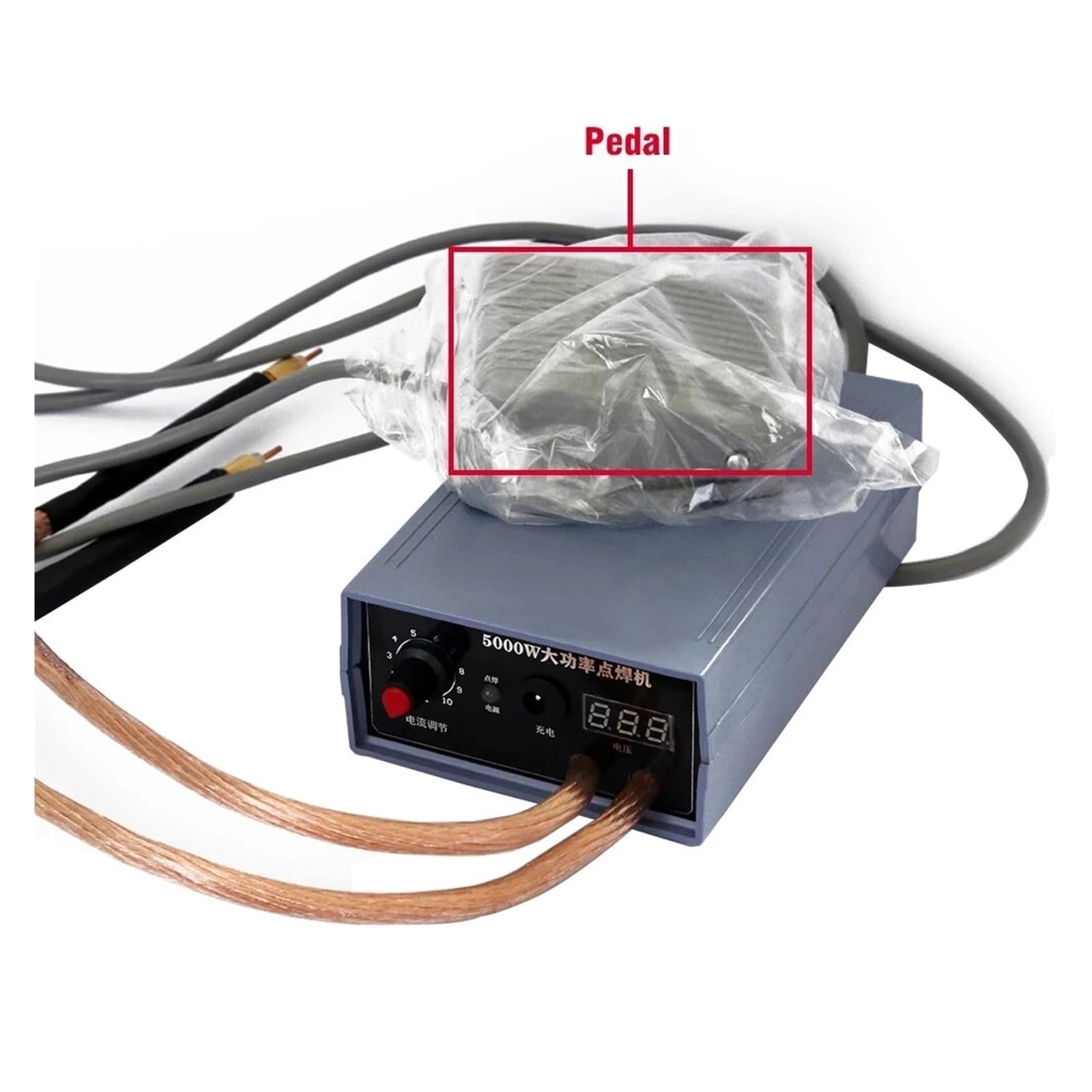 5000W Mini Zgrzewarka Punktowa Zestaw DIY Akumulator Narzędzia Spawalnicze Przenośna Długopis Do Niklu 0.1/0.15mm Spoina Jest Mocna.