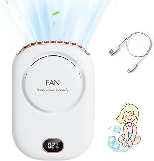 Coolclip Personal Cooling Fan, Coolclip Portable Fan, Coolclip Portable Clip Fan, Cool Clip Fan Under Shirt, Cool Clip Shirt Fan, Mini 3 Wind Speed Quiet Portable Waist Clip Fan (White)