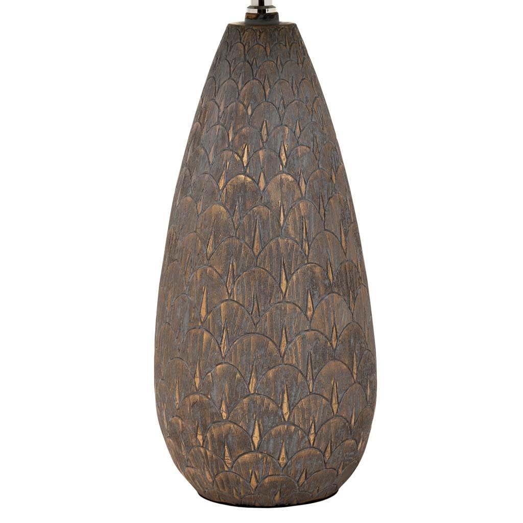 WANDERLUST DECO Lámpara de Mesa de poliresina Dorada