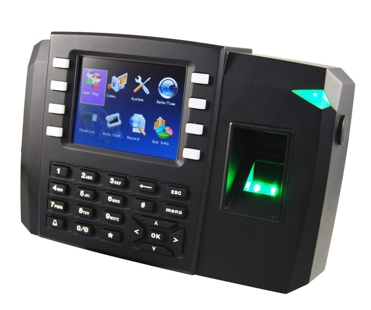 Máquina de Asistencia con Registro de Tiempo Mediante Huellas Dactilares, Sistema de Control de Acceso, identificación con Foto y Wi-Fi