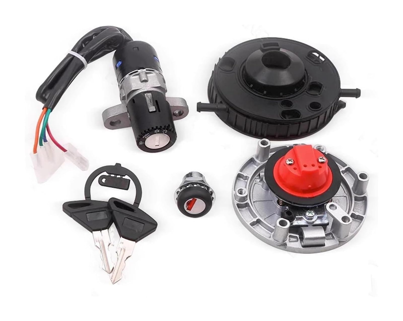 para CR150 GPR150 GPR125 GPR250R CR-GPR 150 Tapa Combustible Depósito Gasolina Accesorios Kit De Llave Encendido Y Bloqueo Interruptor Encendido con Llave Motocicleta