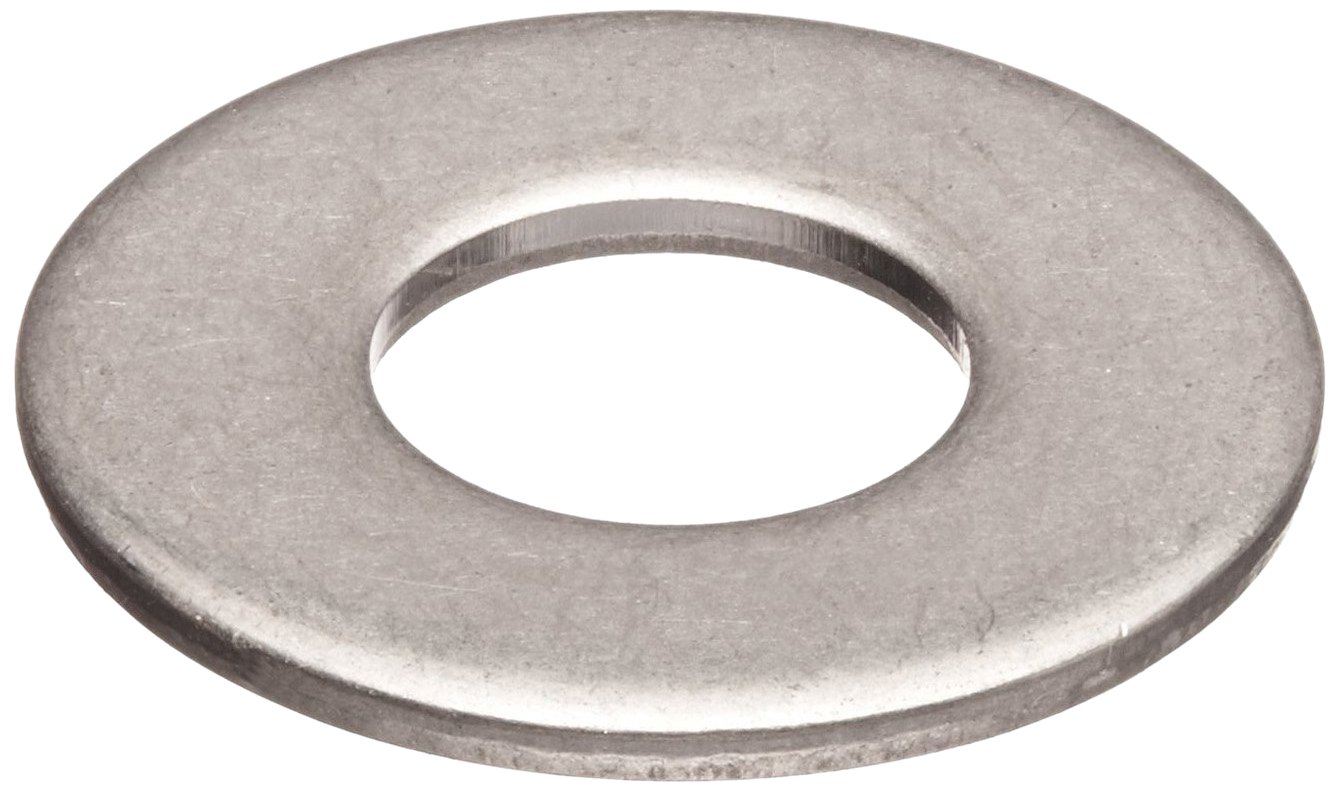 Small Parts 316 Stainless Steel Flat Washer, Plain Finish, 1
