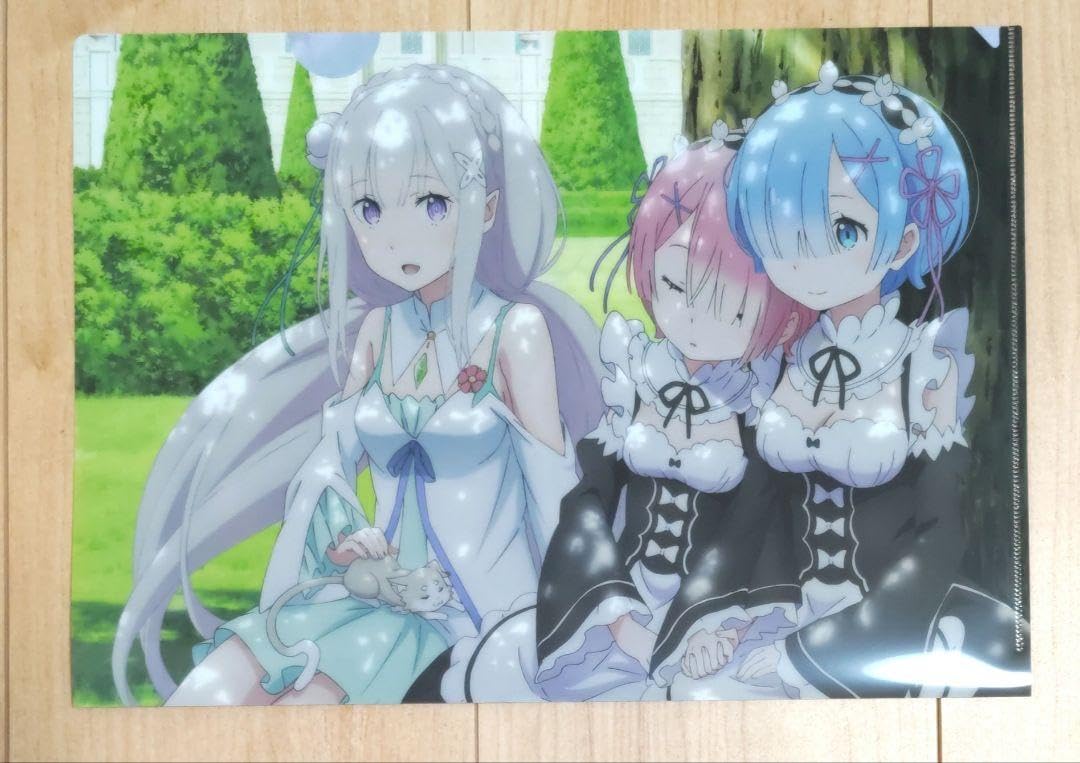 Amazon.co.jp: リゼロ エミリア レム ラム クリアファイル : おもちゃ