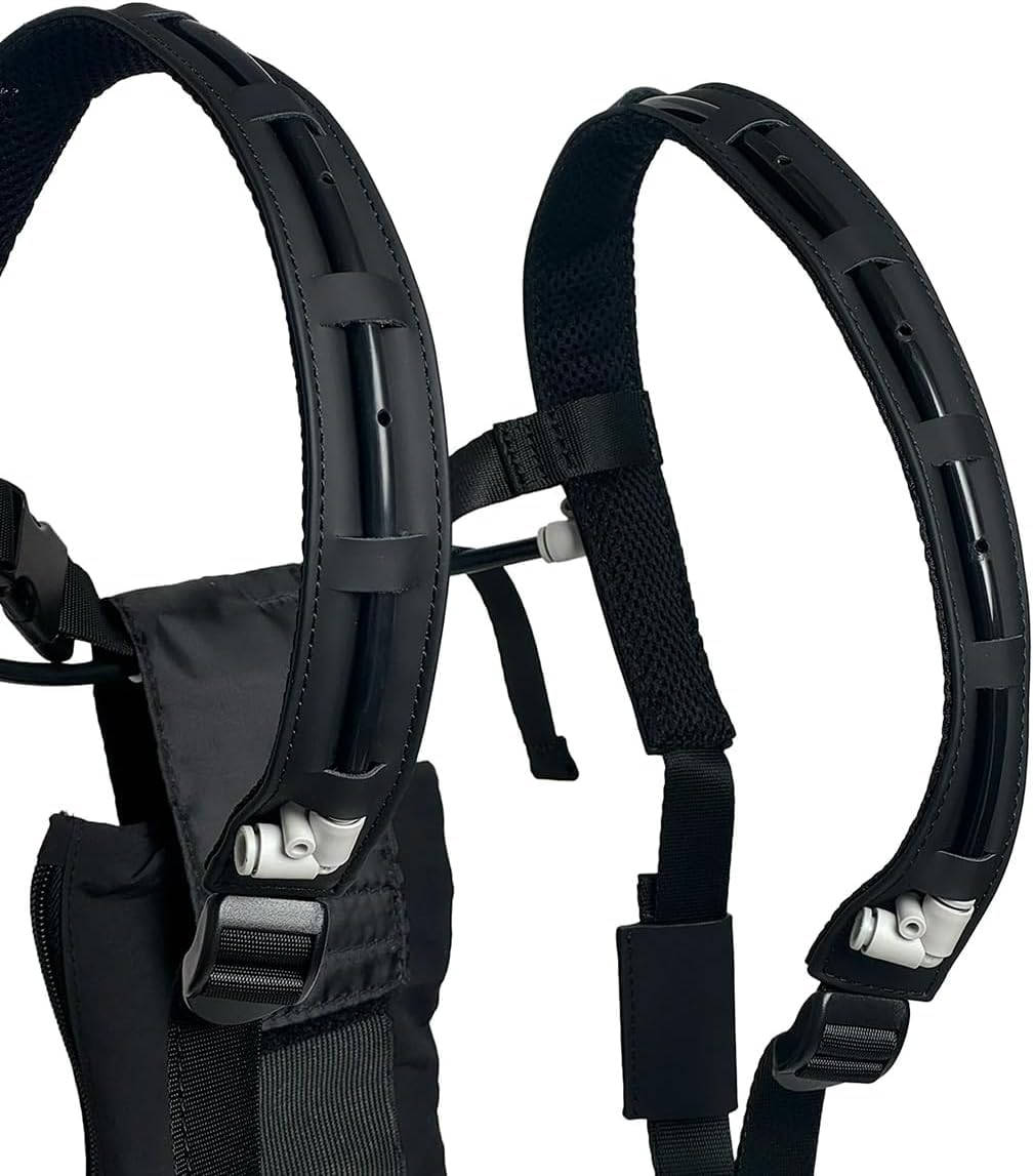 PMI Smoke Vest pour Machine à Fumée SmokeNinja Pro, Portable Avec Tuyaux | Résistant aux éclaboussures et à la chaleur - Pour cosplay, FX, Halloween - Compatible avec SmokeGENIE SmokeNINJA Pro