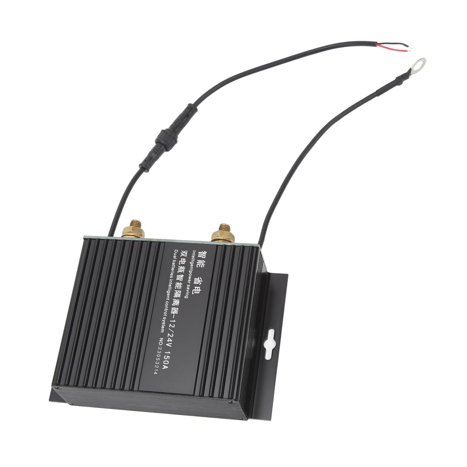 Aislador de batería Torvex, 150 A, 12 V, 24 V, separador de batería dual, relé sensible al voltaje con LED para vehículos todo terreno, barcos, yates y coches