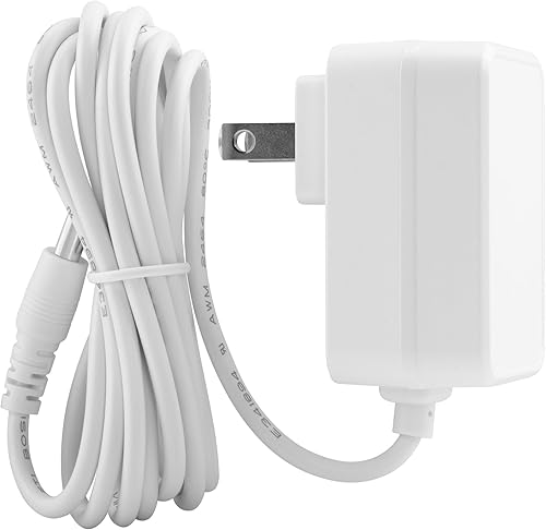 LEFXMOPHY Adaptador de corriente SS-2000A Reemplazo para HoMedics SS-2000 SS 2000A Máquina de sonido de ruido blanco AC 6V Fuente blanca con cable