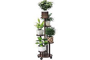 FILWH Muebles para Plantas de Interior con Ruedas para Exterior y Jardín