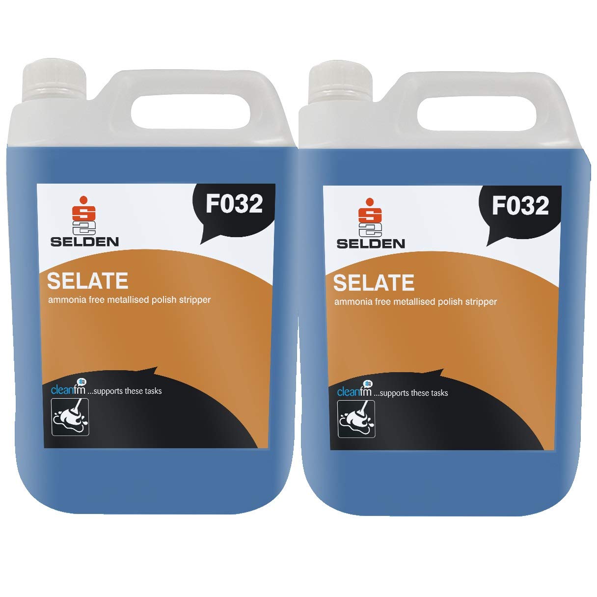 SeldenF032 Selate Metallised Polish Stripper - Pack of 2 x 5 Litre