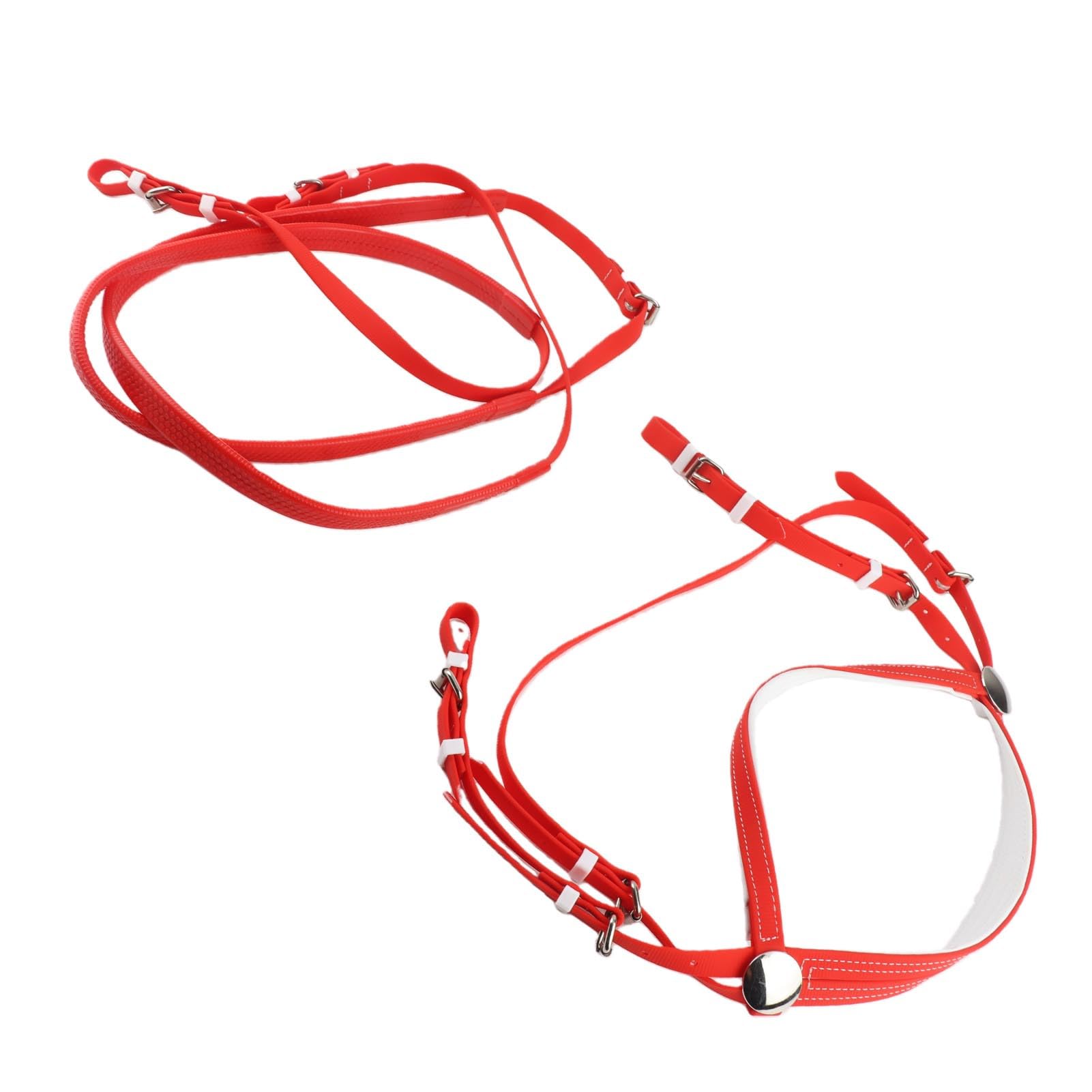 Capezza per Cavallo in Nylon PU in Pelle PU, Redine Regolabile, vestibilità Comoda, Cavezza per Allenamento Equestre