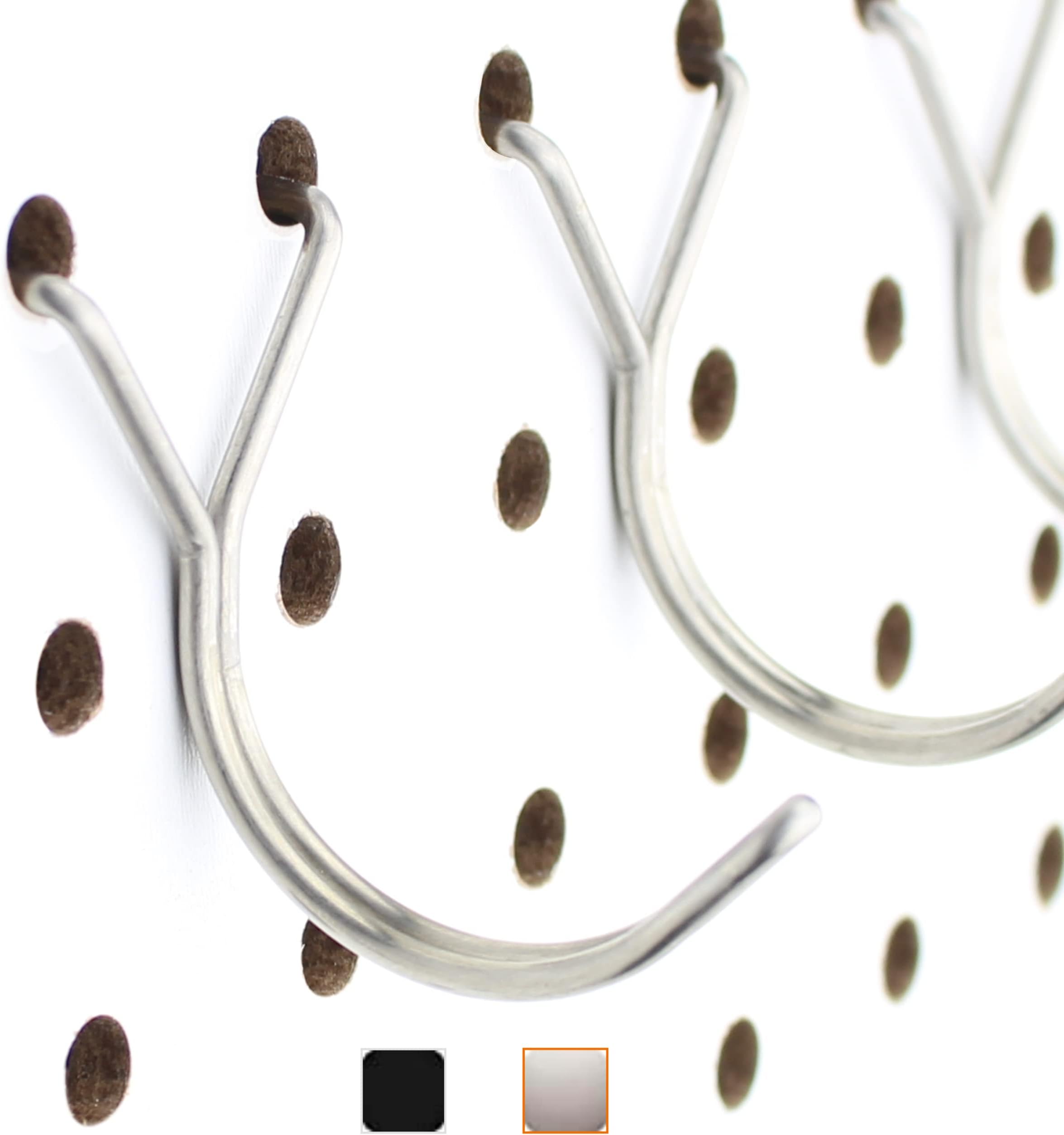 Right Arrange Stainless Steel Pegboard Hooks 100Pack 2" L