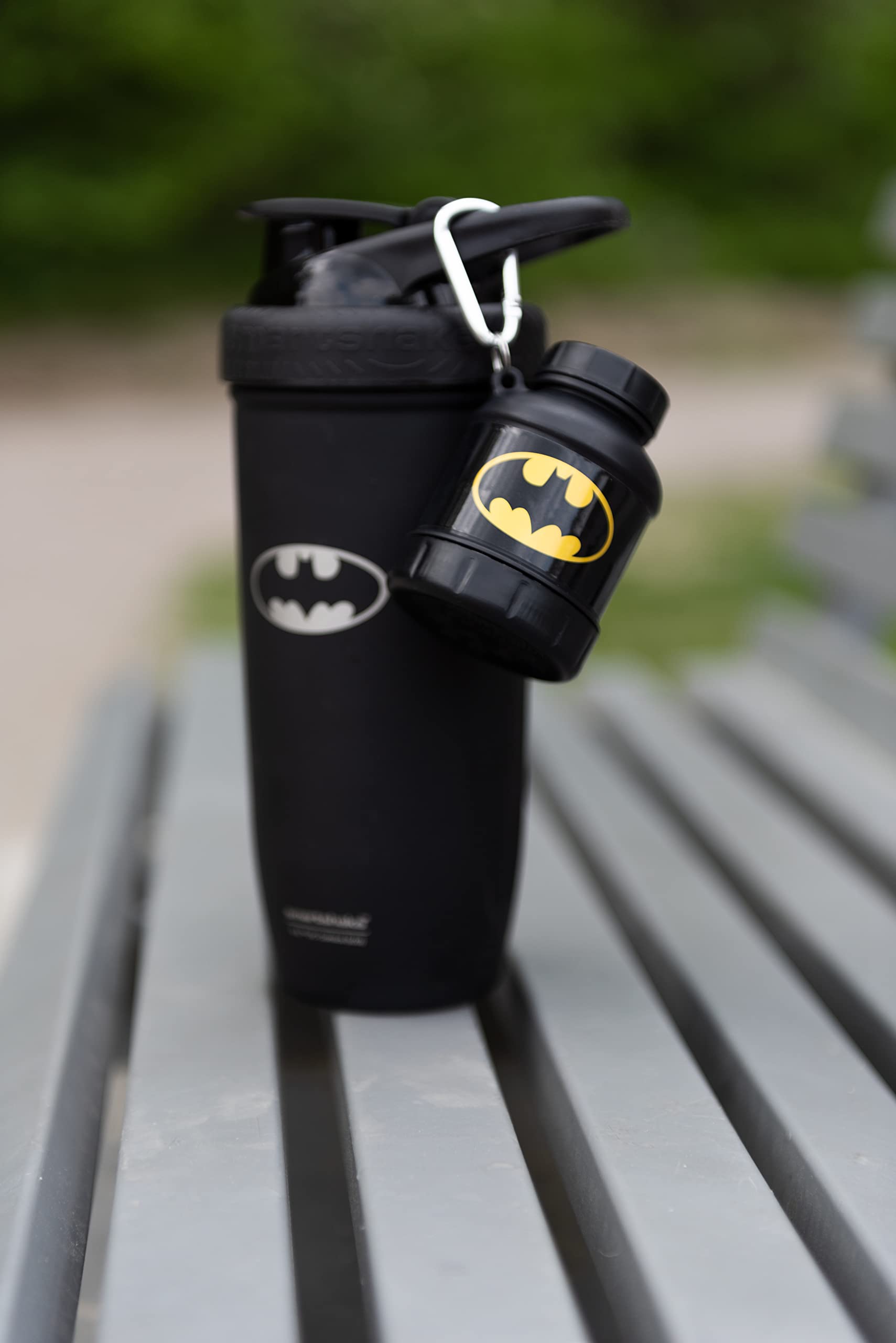  Smartshake Justice League Reforce Batman Shaker Bottle 900ml,  DC Comics Stainless Steel Water Bottle, Batman Gifts for Men : Health &  Household