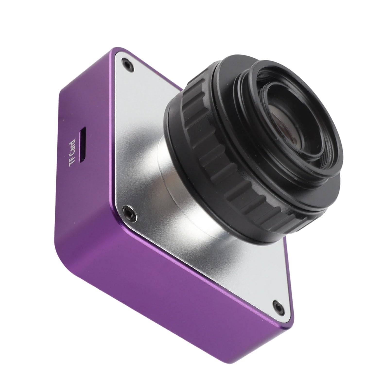 YWBL-WH Kamera Mikroskopowa 51MP, Obiektyw Adaptera 0.35X C Mount do Przemysłowych Mikroskopów Cyfrowych z Wyjściem Wideo HD 60 Kl./s dla Trójokularowej Mikroskopii Stereoskopowej (wtyczka UE)