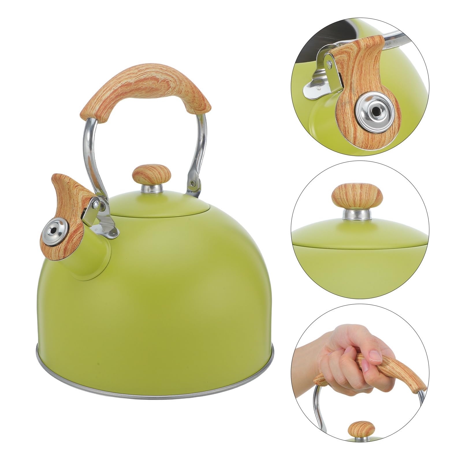 jojofuny Hervidor de Agua con Diseño Moderno 2.5l de Acero Inoxidable y Fácil Limpieza para Reuniones de Café en Casas Contemporáneas