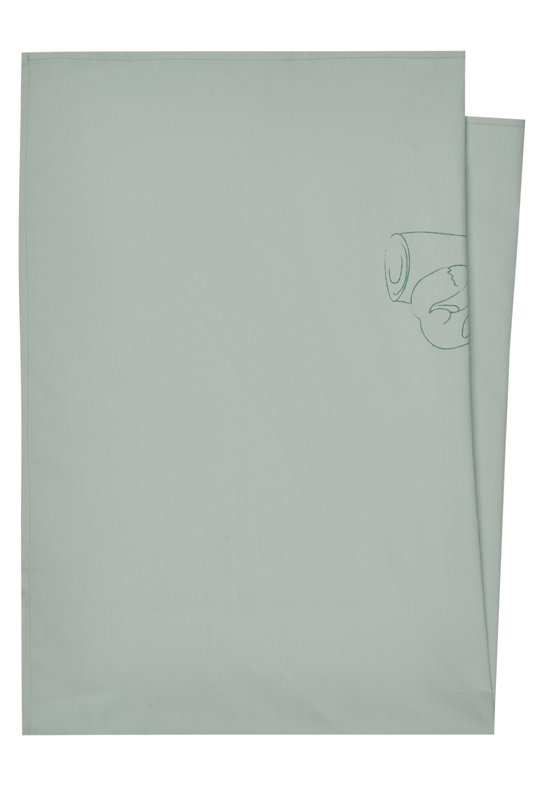 Sterntaler Babydecke mit UV Schutz 50+ Fuchs Filou - leichte Schmusedecke aus Baumwolle (Bio) - dezenter Motivdruck - ab Geburt - ideal Zuhause & unterwegs - Geschenk Idee, 100x70cm, eisgrün