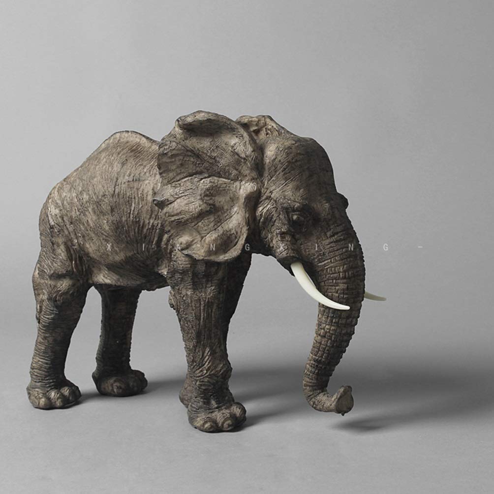 アジア象・オブジェ 象のオブジェ (66584) 【オブジェ 象 ぞう 動物 アニマル バリ