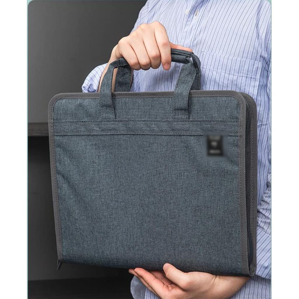 Portadocumenti Impermeabile, Portadocumenti in Plastica, Borsa da Viaggio per Ufficio A Casa, Portadocumenti Resistente all'Acqua con 13 Tasche A4 per Documenti Importanti, Documenti Legali