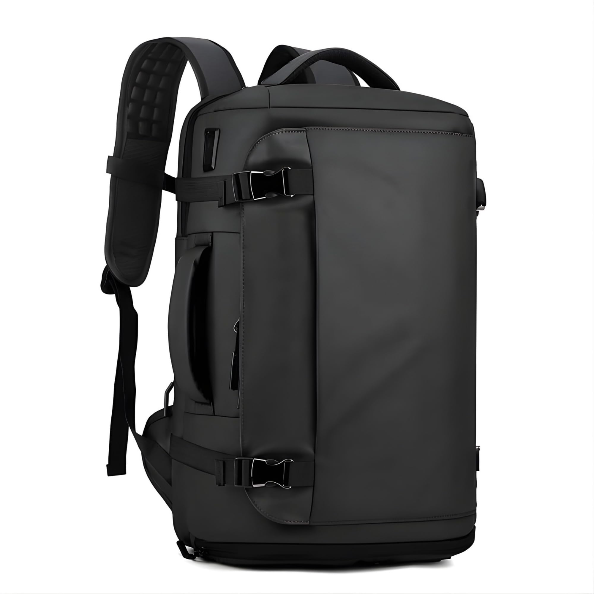 Smart Travel Backpack for Men & Women | 50cm Large Capacity Laptop Backpack | Anti-Theft, USB & Type-C Charging | Shoe Compartment & Wet Dry Separation | Business Travel Backpack-image-29