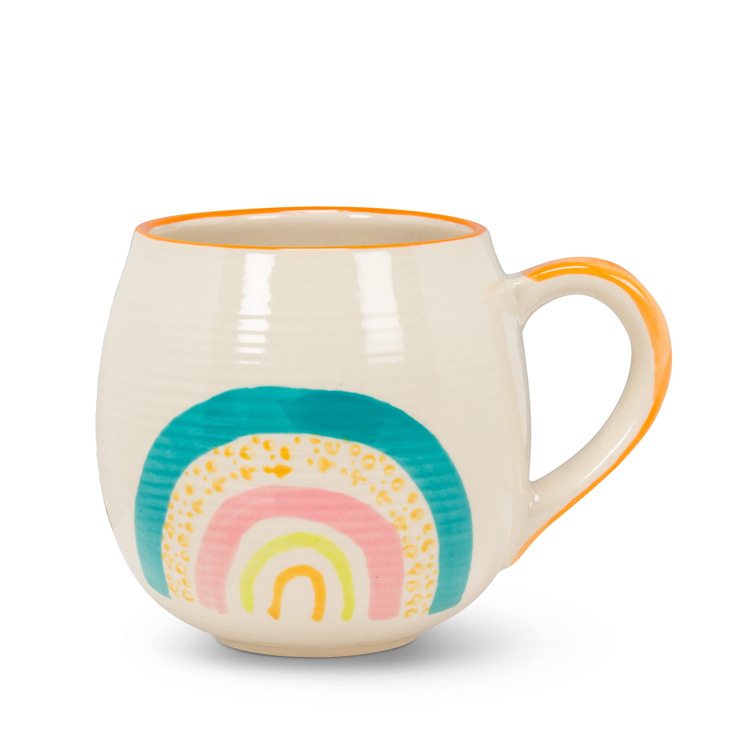 Abbott CollectionRainbow Ball Mug-4.75" L