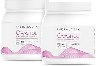 Theralogix Ovasitol Inositol Powder - 180-Day Supply - Myo-Inositol & D-Chiro Inositol for Hormone Balance & Ovarian Function Support* - NSF Certified, (360 Servings), 28.24 Ounce (Pack of 2)