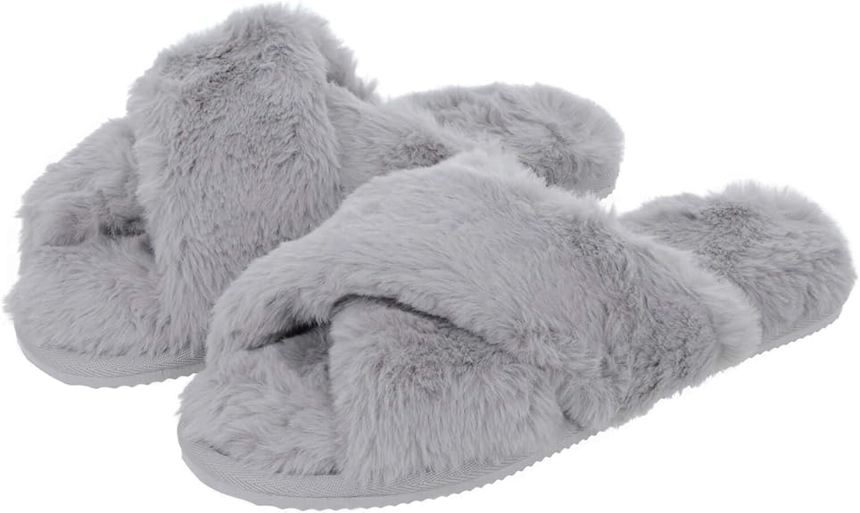 Crossover open toe slippers Clearance