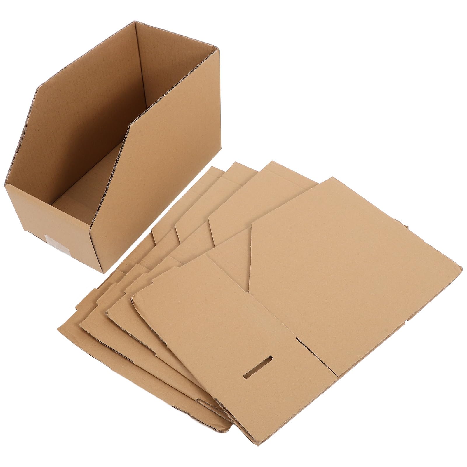 Boîtes en carton ondulé Veemoon lot de 5 pour le rangement