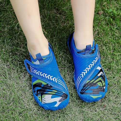 Image of UBFEN Kids Water Shoes for Boys Girls Quick-Dry Swim Aqua Socks | Lightweight, Barefoot-style, Perfect for Water parks, Beach, Pool, Kayak, Creek Hiking, Camping, Toddler, Little Kid, Big Kid