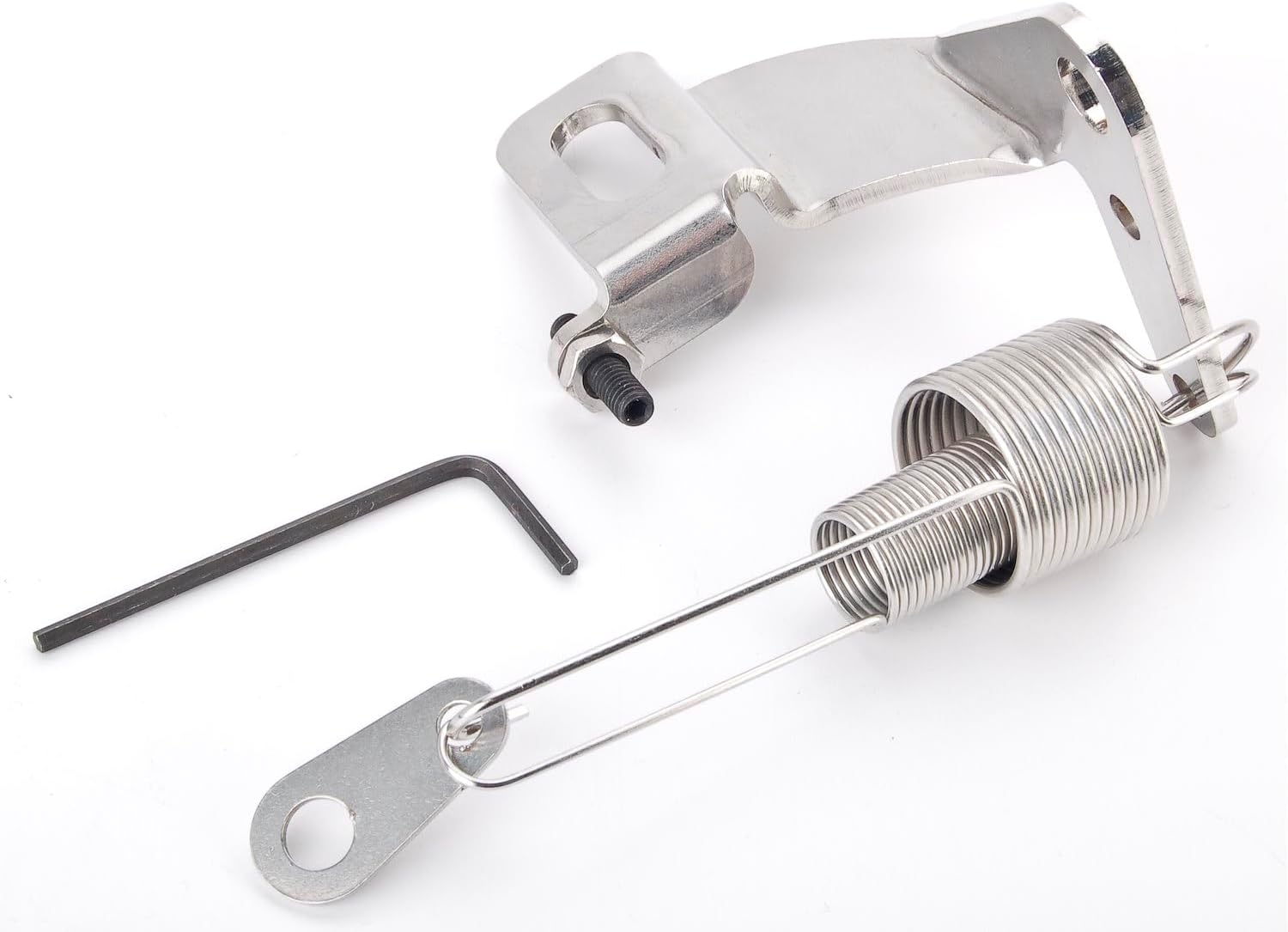 JEGS Throttle Bracket | Stainless Steel | Fits AFB, Carter, Performer, Holley Or Quadrajet Carburetors | Attaches To Driver Side Rear Mounting Stud | Made In USA