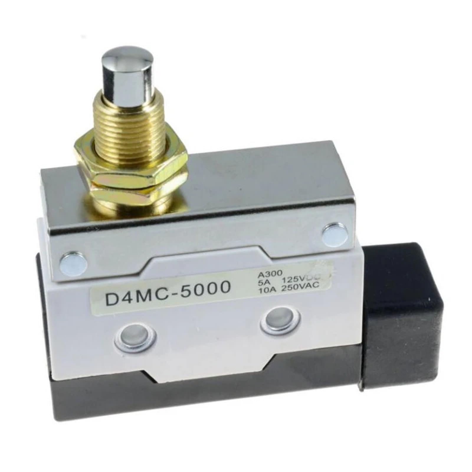 Microinterruptor de límite D4MC-5000 conmutador SPDT de 250V 10A interruptor de fin de carrera émbolo 2 unidades 2