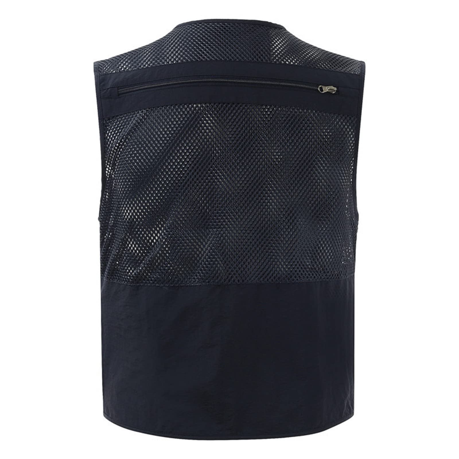 Gilet da Esterno da Uomo Gilet da Pesca ad Asciugatura Rapida Gilet Traspirante Gilet da Safari Escursionismo Fotografia Gilet Senza Maniche