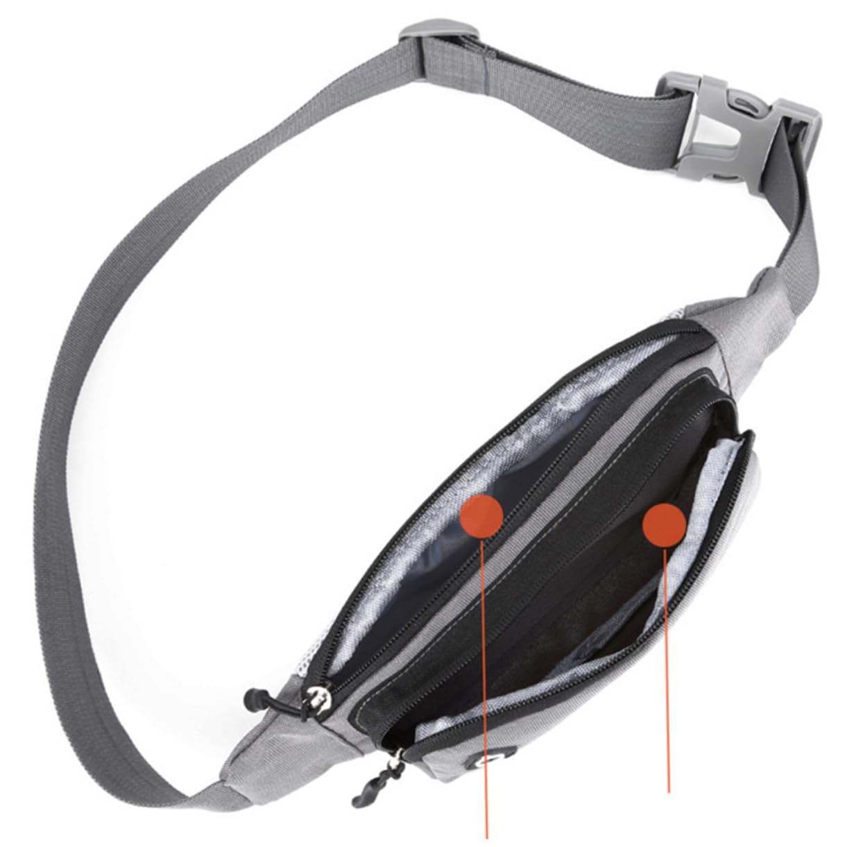 Toddmomy 3piezas Riñonera Multifuncional para Deportes Bolso De Cintura para Senderismo Correr y Viajar Gran Capacidad para Teléfono Cartera