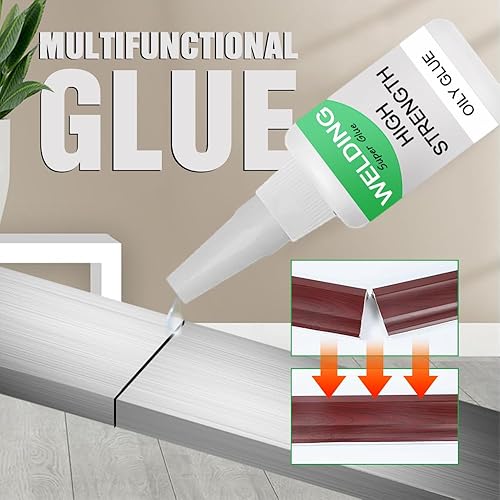 Miniatura 2 de Mejora de soldadura de pegamento aceitoso de alta resistencia, súper pegamento universal, pegamento aceitoso impermeable y potente para soldar,