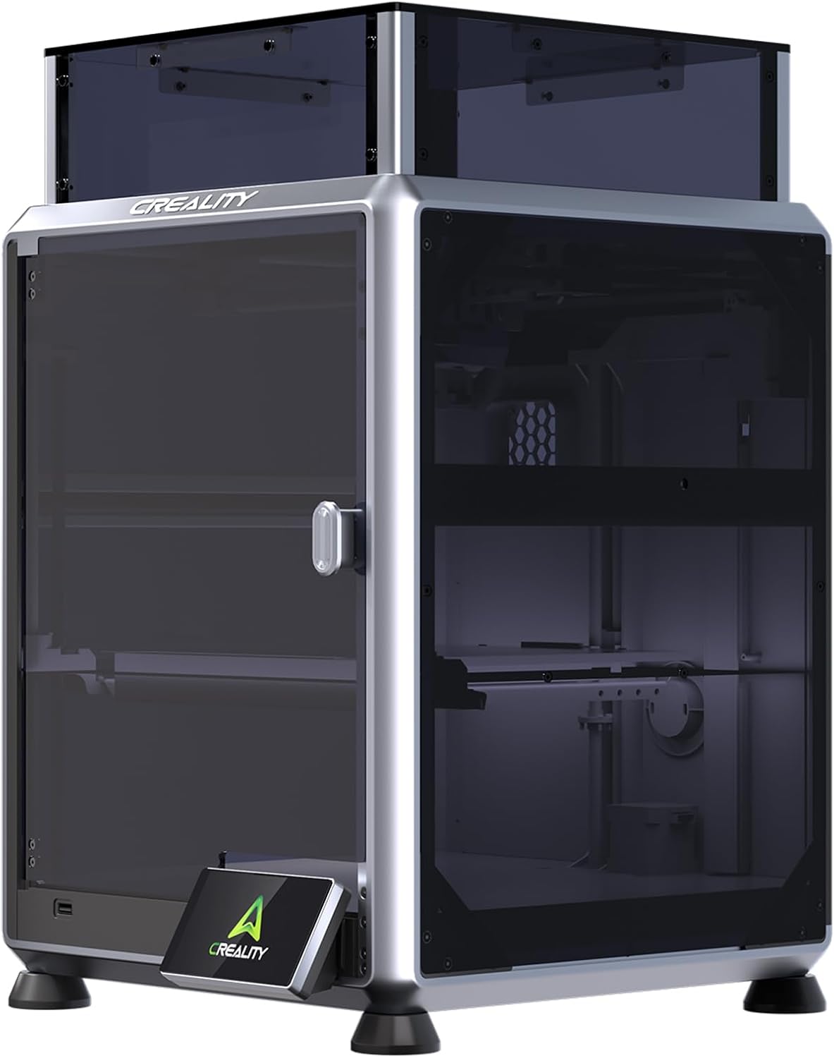 Official Creality Customized 100% Fit Transparent Black K1 SE Enclosure, Dustproof Cover Tent Constant Temperature Noise Reduce for K1 SE 3D Printer Support ABS PETG Filament Printing K1 SE Enclosure Cover