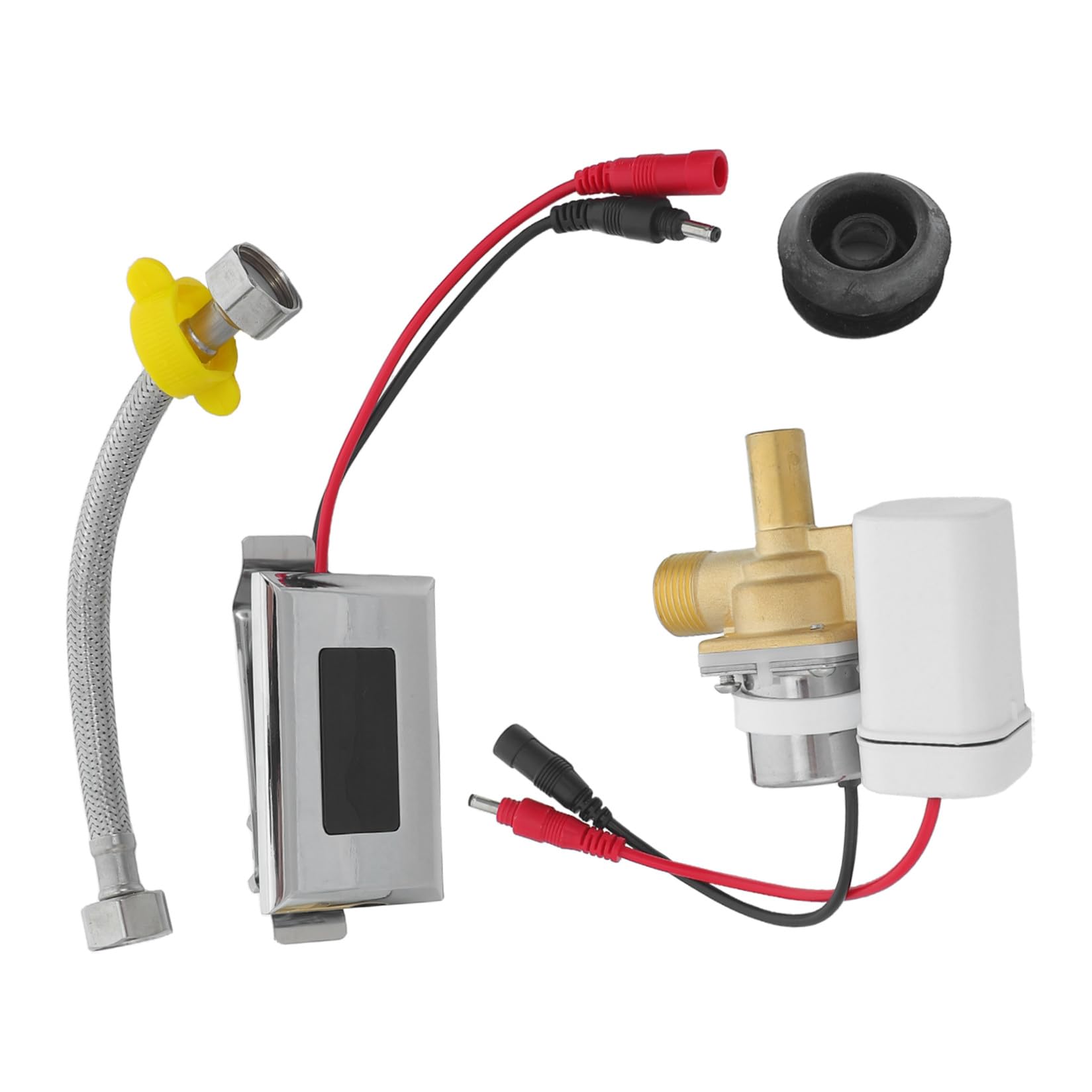 Didiseaon Válvula de Descarga para Urinario, Válvula Solenoide Inteligente Sensor, Abs, Goma y Cobre, para Baño Público y Zonas de Alto Tránsito, bajo Mantenimiento