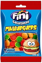 Fini Finiburguers - Balas de gelatina fini, 90 g