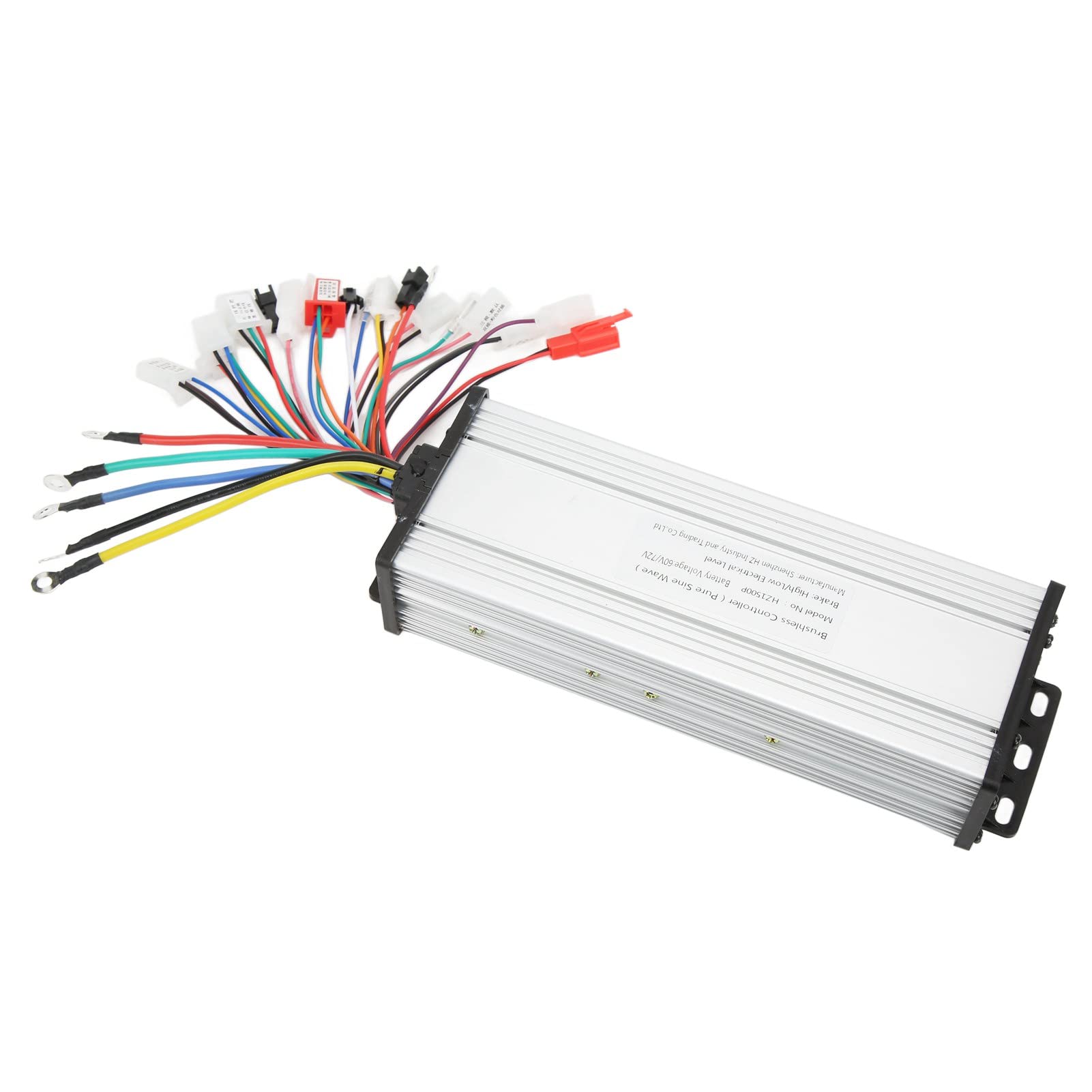 60V 72V Brushless Motor Controller, Aluminum Alloy Shell Stable Speed Heat Dissipation Function 60V 72V Sine Controller for Electric