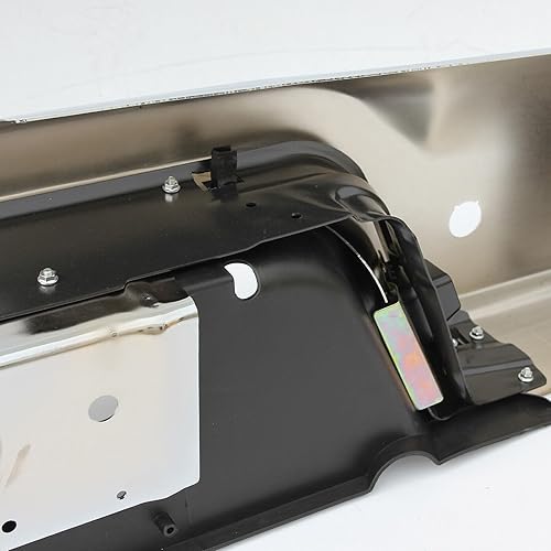 Miniatura 6 de Parachoques trasero cromado para Dodge Ram 1500 2009-2018, Ram 2500 3500 2010-2012, con orificios de sensor de ayuda de estacionamiento, sin escape