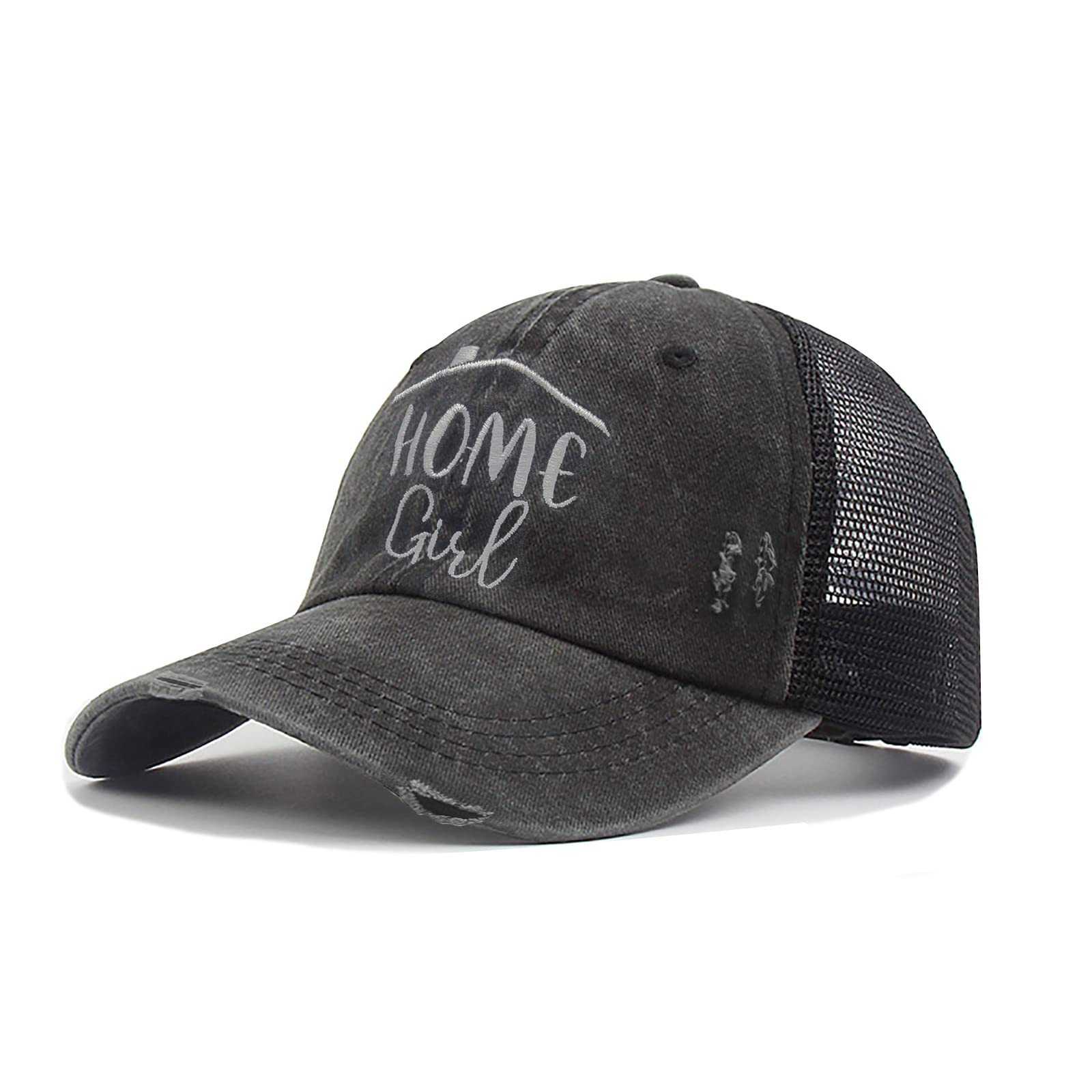 LOKIDVE Home Girl Baseball Cap Washed Cotton Distressed Sold Hat for Real Estate Agent