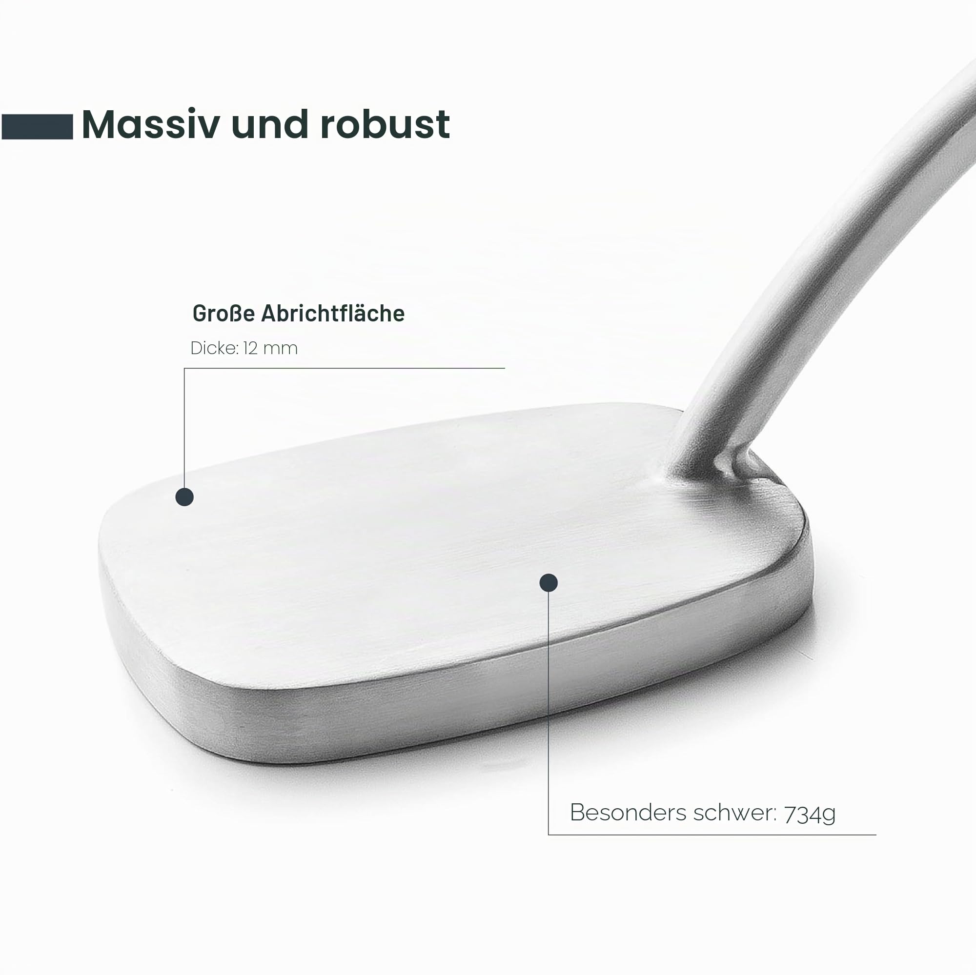 LACOR - 61251 - Fleischklopfer-Nabe, Edelstahl 18/10, ergonomischer, stabiler Griff, für alle Fleischsorten, hygienisch & geruchlos, 12mm Brechfläche, spülmaschinenfest, 27x8cm