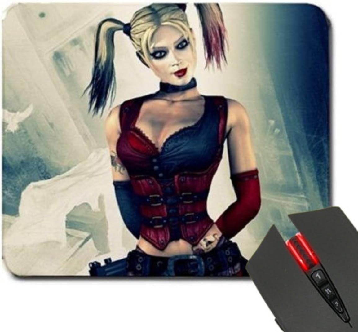 Harley Quinn Batman Customized Print Rectangle Diy Mouse Mat Pad Mousepad