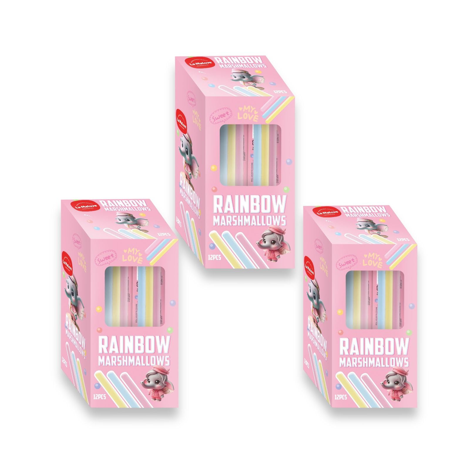 See full amazon price history chart for La Malove Rainbow Marshmallows | 120gm Each | Pack of 3 | La Malove Rainbow Marshmallows | 120gm Each | Pack of 3 | (B0D759TF8Q) Amazon Price History, Amazon Price Tracker